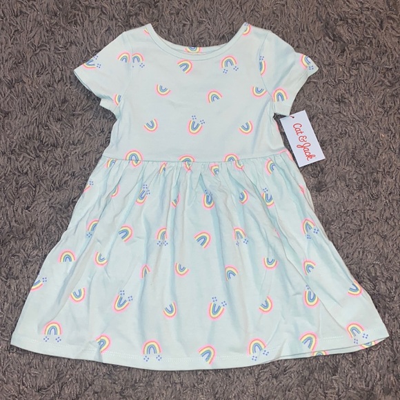 Cat & Jack Dresses Cat And Jack Girls Rainbow And Heart Dress Brand New With Tags Poshmark
